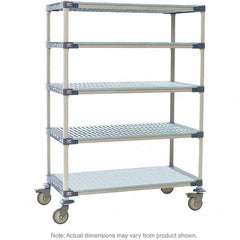 Metro - Plastic Shelving Type: Structural Plastic Open Shelving Shelf Capacity (Lb.): 750 - Exact Tooling