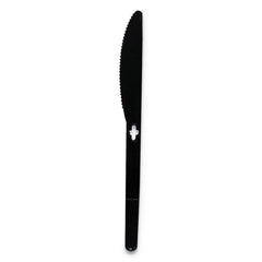WeGo - Paper & Plastic Cups, Plates, Bowls & Utensils; Breakroom Accessory Type: Knife ; Breakroom Accessory Description: Utensils-Disposable Knife ; Color: Black - Exact Tooling