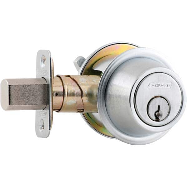 Schlage - Deadbolts Type: One-Way Deadbolt Door Thickness Range: 1-5/8-1-7/8 - Exact Tooling