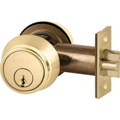 Schlage - Deadbolts Type: Deadlocking Latch Door Thickness Range: 1-1/2-1-3/4 - Exact Tooling