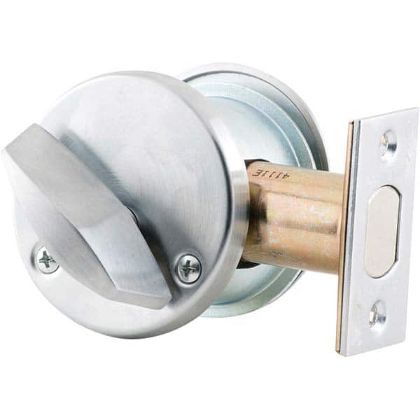 Schlage - Deadbolts Type: Single Cylinder Door Thickness Range: 1-5/8-2 - Exact Tooling