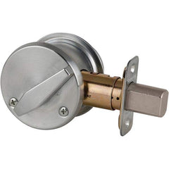Schlage - Deadbolts Type: Single Cylinder Door Thickness Range: 1-5/8-2 - Exact Tooling