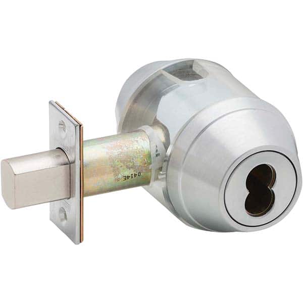 Schlage - Deadbolts Type: Double Cylinder Door Thickness Range: 1-5/8-2 - Exact Tooling