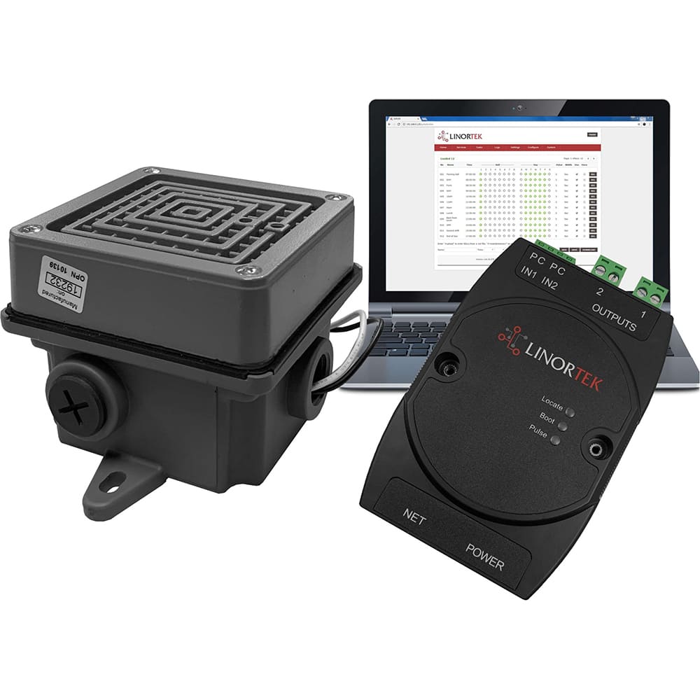 LinorTek - Bells, Horns & Sirens; Type: IP Buzzer ; Explosion Proof: No ; Vibrating: Yes ; Weatherproof: Yes ; Decibels @ Ten Feet (dB): 100.00 ; Voltage: 12 or 24 - Exact Tooling