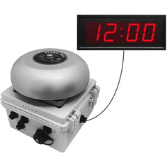 LinorTek - Bells, Horns & Sirens; Type: IP Bell Clock ; Explosion Proof: No ; Vibrating: Yes ; Weatherproof: Yes ; Decibels @ Ten Feet (dB): 88.00 ; Voltage: 12 VAC - Exact Tooling