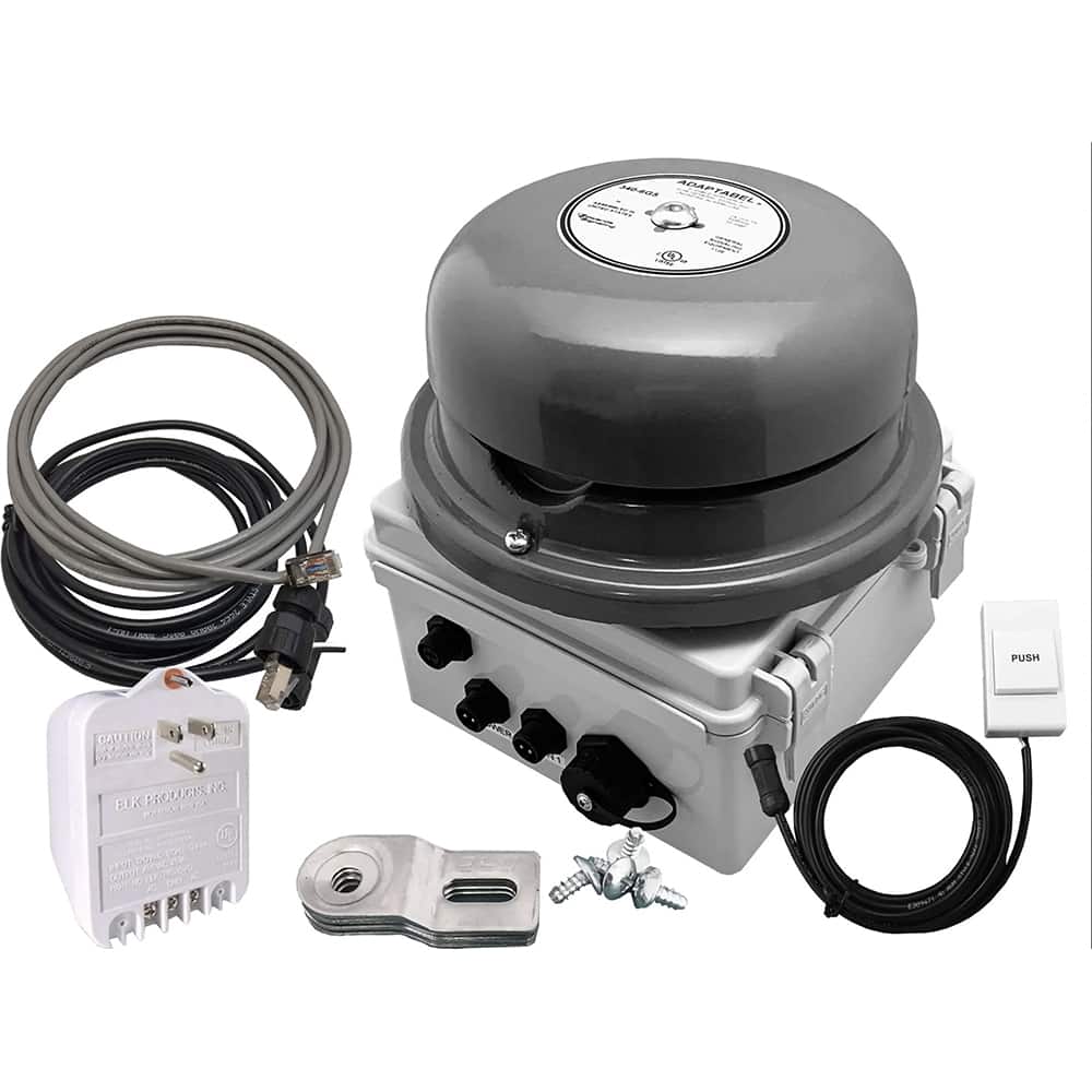 LinorTek - Bells, Horns & Sirens; Type: IP Bell ; Explosion Proof: No ; Vibrating: Yes ; Weatherproof: Yes ; Decibels @ Ten Feet (dB): 92.00 ; Voltage: 24 VAC - Exact Tooling