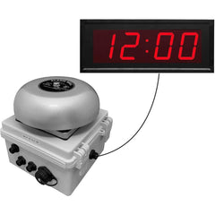 LinorTek - Bells, Horns & Sirens; Type: IP Bell Clock ; Explosion Proof: No ; Vibrating: Yes ; Weatherproof: Yes ; Decibels @ Ten Feet (dB): 88.00 ; Voltage: 12 VAC - Exact Tooling