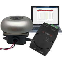 LinorTek - Bells, Horns & Sirens; Type: IP Bell ; Explosion Proof: No ; Vibrating: Yes ; Weatherproof: Yes ; Decibels @ Ten Feet (dB): 88.00 ; Voltage: 12 VDC - Exact Tooling