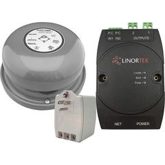 LinorTek - Bells, Horns & Sirens; Type: IP Bell ; Explosion Proof: No ; Vibrating: Yes ; Weatherproof: Yes ; Decibels @ Ten Feet (dB): 92.00 ; Voltage: 12-24V AC/DC - Exact Tooling