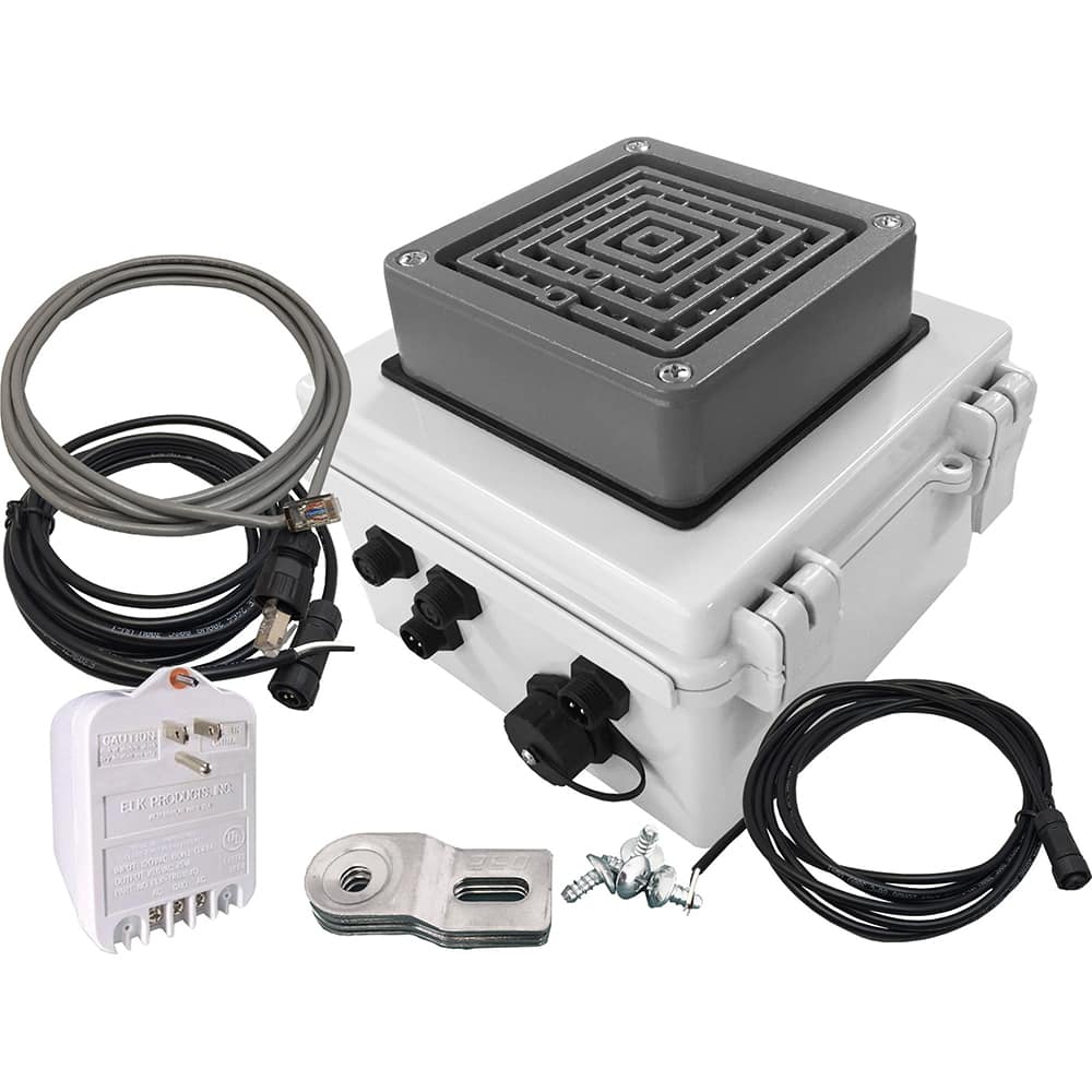 LinorTek - Bells, Horns & Sirens; Type: IP Buzzer ; Explosion Proof: No ; Vibrating: Yes ; Weatherproof: Yes ; Decibels @ Ten Feet (dB): 100.00 ; Voltage: 12 VDC - Exact Tooling