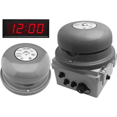 LinorTek - Bells, Horns & Sirens; Type: IP Bell Clock ; Explosion Proof: No ; Vibrating: Yes ; Weatherproof: Yes ; Decibels @ Ten Feet (dB): 92.00 ; Voltage: 24 VAC - Exact Tooling