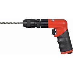 Sioux Tools - Air Drills; Chuck Size: 1/4 ; Chuck Type: Keyless ; Handle Type: Pistol Grip ; Horsepower: 0.4000 ; Reversible: Non-Reversible ; Speed (RPM): 3000.00 - Exact Tooling