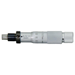 Mitutoyo - Mechanical Micrometer Heads; Minimum Measurement (Inch): 0.0000 ; Minimum Measurement (Decimal Inch): 0.0000 ; Minimum Measurement (mm): 0 ; Maximum Measurement (mm): 15.00 ; Thimble Diameter (mm): 15.30 ; Digital Counter: No - Exact Tooling