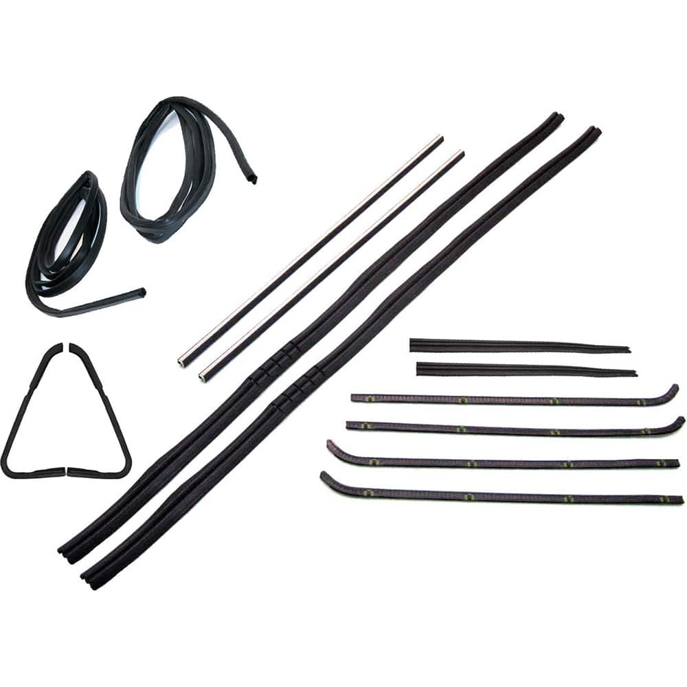 Fairchild Industries - Automotive Replacement Parts; Type: Belt; Channel; Door Seal; Vent Window Seal Kit ; Application: 1964-1966 Chevrolet Chevrolet Fullsize Pickup Belt, Channel,Door Seal, Vent Window Seal Kit - Exact Tooling