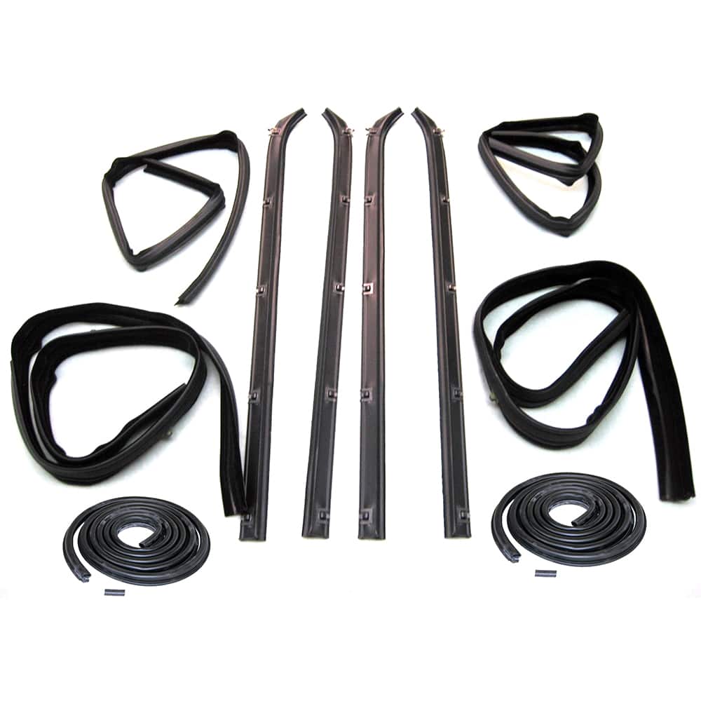 Fairchild Industries - Automotive Replacement Parts; Type: Belt Weatherstrip; Window Channel Kit ; Application: 1980-1993 Dodge Full Size Pickup Belt, Channel, Seal Kit replaces OEM# 4161678; 4161679; 4354047; 4083831; 55023781 - Exact Tooling