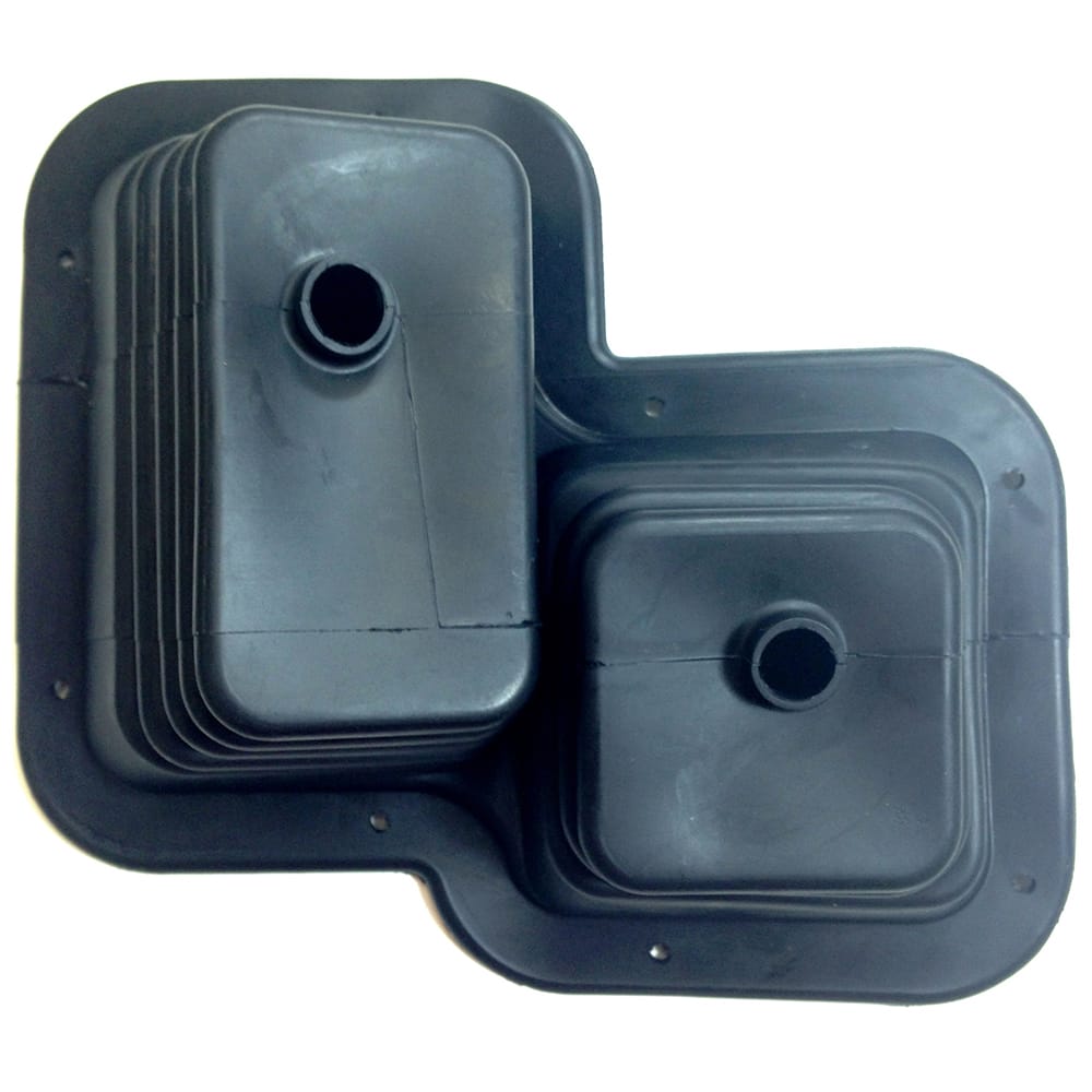 Fairchild Industries - Automotive Replacement Parts; Type: Transfer Case Twin Shifter Boot; Dana 300 ; Application: 1980-1983 Jeep Classic Jeep (CJ) Transfer Case Twin Shifter Boot, Dana 300 replaces OEM# 5752141 - Exact Tooling