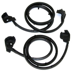 Fairchild Industries - Automotive Replacement Parts; Type: Door Seal Kit ; Application: 1987-1995 Jeep Wrangler Door Seal Kit replaces OEM# 55009829; 55009828 - Exact Tooling