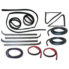 Fairchild Industries - Automotive Replacement Parts; Type: Belt Weatherstrip--Window Channel--Door Seal Kit ; Application: 1980-1986 Ford F-Series, Full Size Pickup Belt, Channel, Seal Kit replaces OEM# E9TZ1521536A; F0TZ1521536A; F5TZ1521536A; E0TZ10214 - Exact Tooling