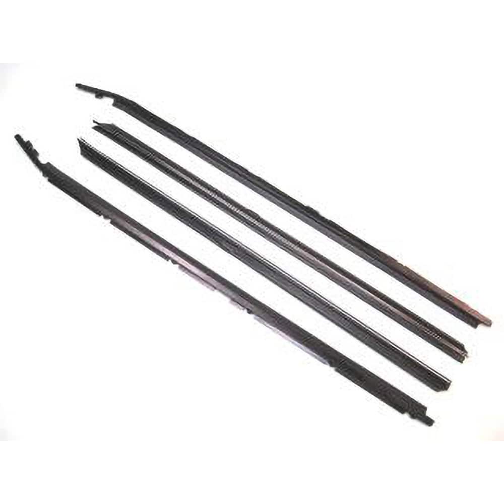 Fairchild Industries - Automotive Replacement Parts; Type: Belt Weatherstrip Kit ; Application: 1981-1986 Ford Mustang Belt Weatherstrip Kit replaces OEM# E3ZZ6121457A; E3ZZ6121456A; E6ZZ-6120545AP; E6ZZ-6120544AP - Exact Tooling