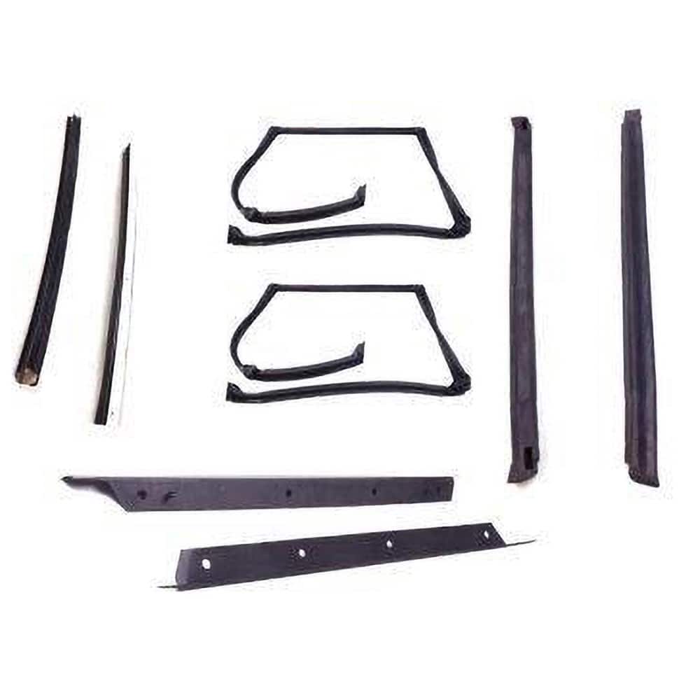 Fairchild Industries - Automotive Replacement Parts; Type: T-Top Seal Kit ; Application: 82-92 Chevrolet Camaro 8 pc T-Top Seal Kit (plastic drip rails) replaces OEM# 10198353; 10198352; 10165495; 10165494; 10165496; 10165496; 10198231; 10198230; 2062361 - Exact Tooling
