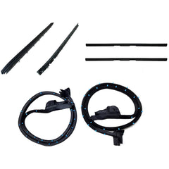 Fairchild Industries - Automotive Replacement Parts; Type: Door Seal & Belt Weatherstrip Kit ; Application: 1984-1989 Chevrolet Corvette Door Seal & Belt Weatherstrip Kit replaces OEM# 10245645; 10245646; 14071841; 17986019; 17986020 - Exact Tooling