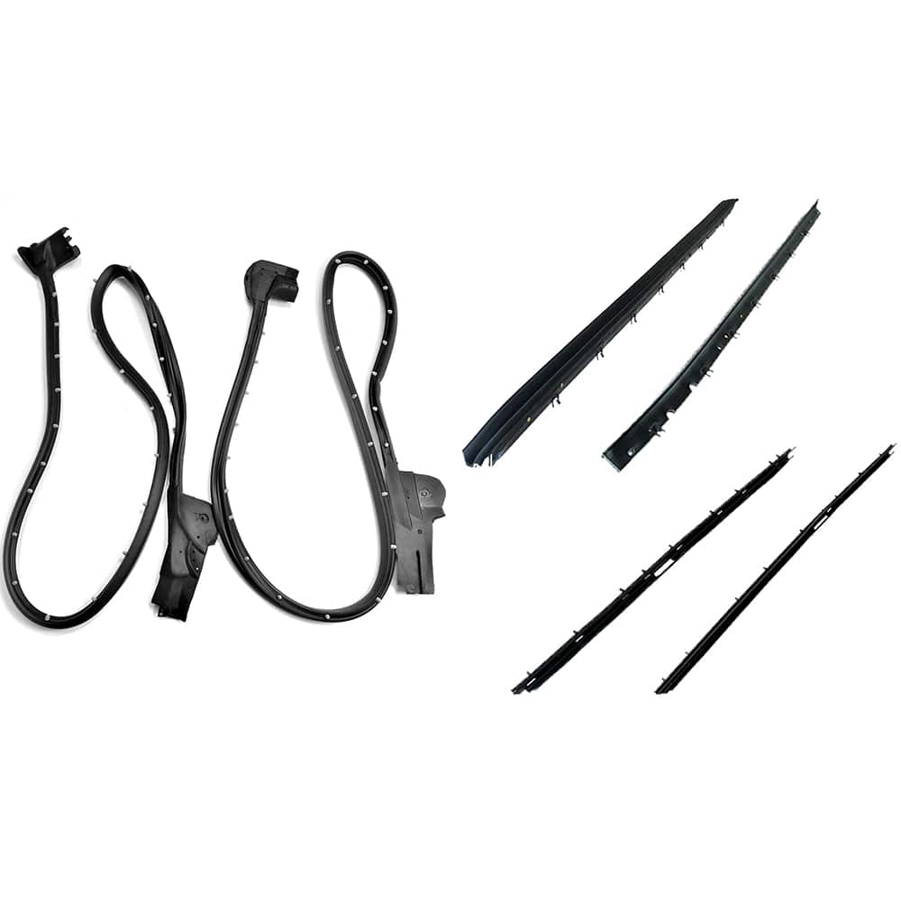 Fairchild Industries - Automotive Replacement Parts; Type: Door Seal & Belt Weatherstrip Kit ; Application: 1990-1996 Chevrolet Corvette Door Seal & Belt Weatherstrip Kit replaces OEM# 10245645 10245646 10199731 10199732 10269865 10269866 - Exact Tooling