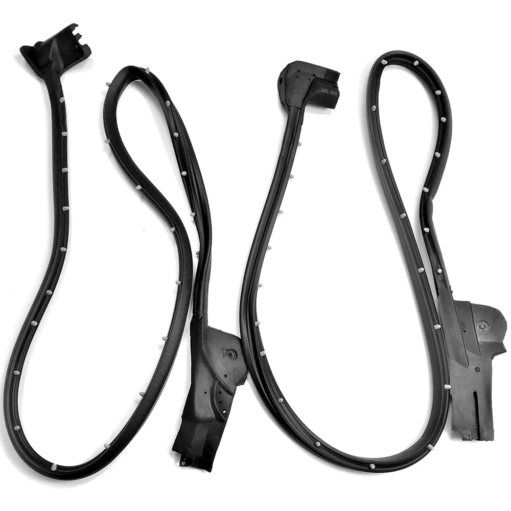 Fairchild Industries - Automotive Replacement Parts; Type: Door Weatherstrip Kit ; Application: 1990-1996 Chevrolet Corvette Door Weatherstrip Kit replaces OEM# 10269865; 10269866 - Exact Tooling