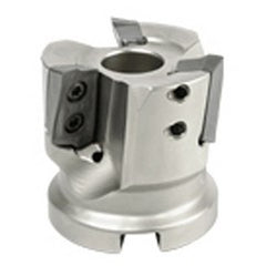 90° Arbor Mnt Face Mill-HPF90ATD2.00-4-.75-22 - Exact Tooling