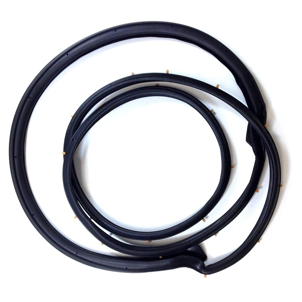 Fairchild Industries - Automotive Replacement Parts; Type: Door Seal on Door; Driver Side ; Application: 1987-1995 Suzuki Samurai Door Seal on Door, Driver Side replaces OEM# 84651-82CA0 - Exact Tooling