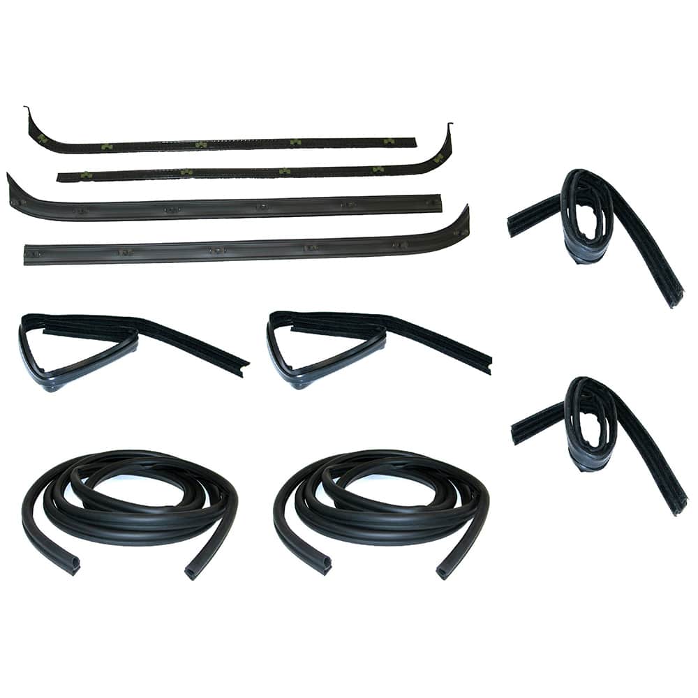 Fairchild Industries - Automotive Replacement Parts; Type: Belt Weatherstrip--Window Channel--Door Seal Kit ; Application: 1971-1972 Ford F-Series, Full Size Pickup Belt, Channel, Seal Kit replaces OEM# D0HZ8021508A; C7TZ8121546A; C7TZ8121453A; C7TZ81214 - Exact Tooling