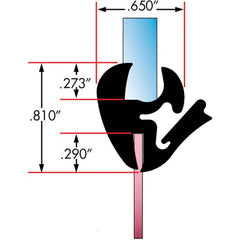 Fairchild Industries - Automotive Replacement Parts; Type: Self-Sealing Weatherstrip ; Application: One Piece Rubber Glass Sealing Weatherstrip for Windshields, , 25 Ft., Each - Exact Tooling