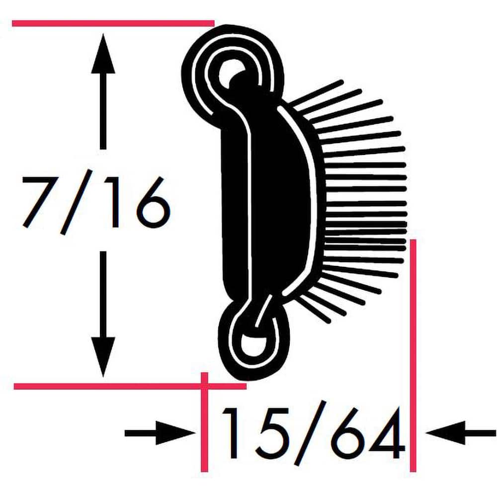 Fairchild Industries - Automotive Replacement Parts; Type: Belt Weatherstrip ; Application: Beltline With Stainless Steel Bead Flexible Pile Lining Rubber Covered, 48 In. - Exact Tooling