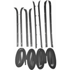 Fairchild Industries - Automotive Replacement Parts; Type: Belt Weatherstrip and Window Channel Kit ; Application: 1981-1986 Chevrolet Fullsize Pickup Weatherstrip Kit replaces OEM# 15569071; 15569072; 14027775; 14027776; 14027778/7; 14027785/325365; 140 - Exact Tooling