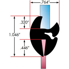 Fairchild Industries - Automotive Replacement Parts; Type: Self-Sealing Weatherstrip ; Application: Two Piece Rubber Glass Sealing Weatherstrip for Windshields With Rubber Locking Strip Included, , 25 Ft., Each - Exact Tooling