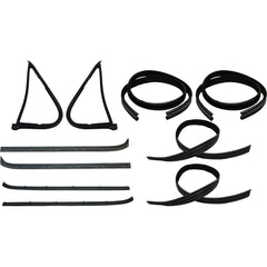 Fairchild Industries - Automotive Replacement Parts; Type: 10 pc Belt Weatherstrip; Vent Window Seal; Window Channel Kit ; Application: 78-79 Ford Bronco, 73-79 Fullsize Truck 10 pc Weatherstrip Kit replaces OEM# D3TZ1021546A; D8TZ1021536A; D7TZ1021453A; - Exact Tooling