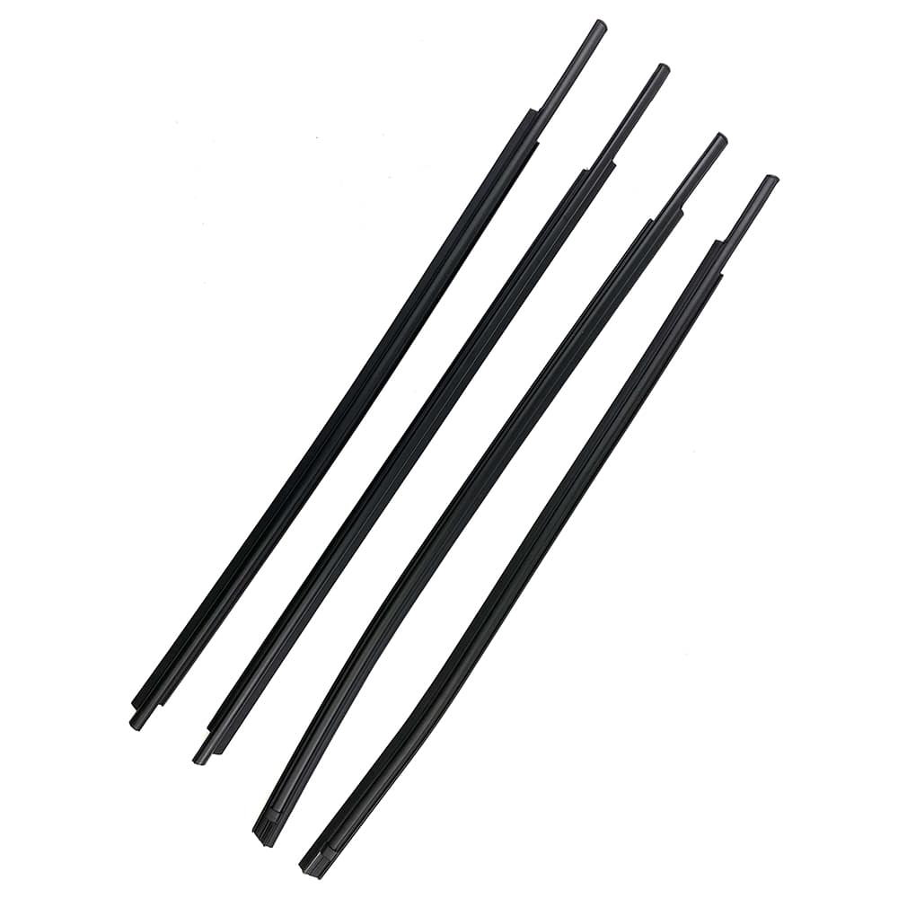 Fairchild Industries - Automotive Replacement Parts; Type: Outer Belt Weatherstrip 4 pc Kit- Front & Rear ; Application: 07-15 Toyota Tundra Crew Cab - Exact Tooling