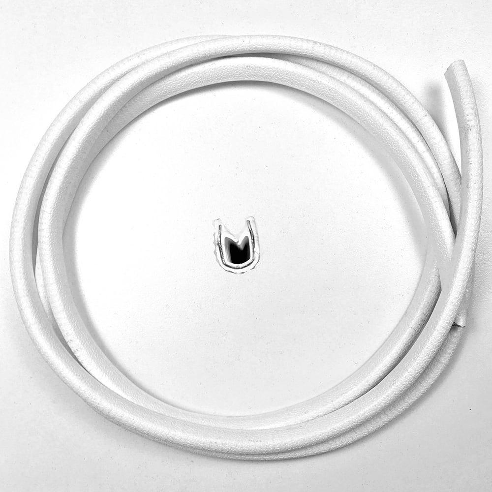 Fairchild Industries - Automotive Replacement Parts; Type: Windlace ; Application: White Edge Trim Windlace - Exact Tooling