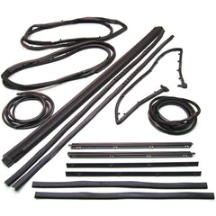 Fairchild Industries - Automotive Replacement Parts; Type: Weatherstrip Kit ; Application: 1987-1995 Jeep Wrangler Weatherstrip Kit replaces OEM# J5457057; J8134851; J5459645; J5459644; J5762385; J5762384; 55176223; 55176222; 55009742; 55175778; 55134655 - Exact Tooling