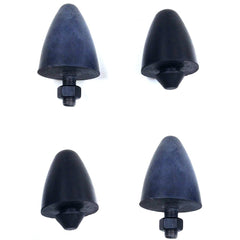 Fairchild Industries - Automotive Replacement Parts; Type: Front Suspension Rubber Bumper Set (4 Pieces) ; Application: 1953-1962 Chevrolet Corvette Front Suspension Rubber Bumper Set (4 Pieces) - Exact Tooling