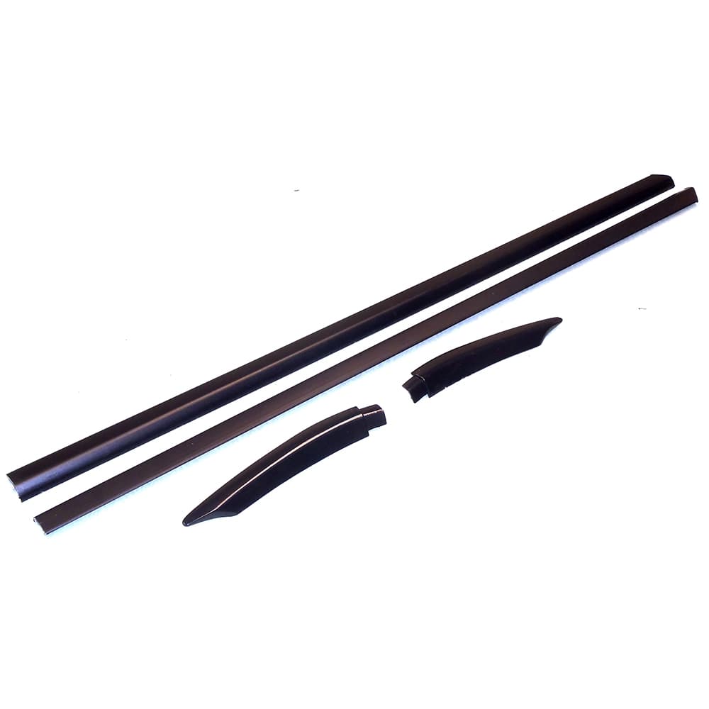 Fairchild Industries - Automotive Replacement Parts; Type: Belt Molding Kit ; Application: 1988-1993 Ford Mustang Belt Molding Kit replaces OEM# E8ZZ-6120935B; E8ZZ-6120934B; E8ZZ-6120935AA; E8ZZ-6120934AA - Exact Tooling