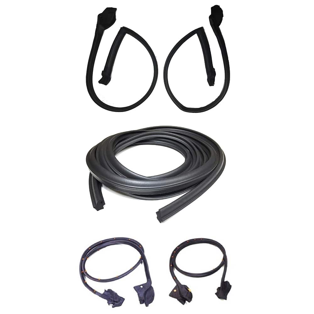 Fairchild Industries - Automotive Replacement Parts; Type: Roof Rail; Door & Trunk Seal Kit ; Application: 1970-1981 Chevrolet Camaro; Roof Rail, Door & Trunk Seal Kit replaces OEM# 9858880; 9858881; 9868431; 9868430; 9825829 - Exact Tooling