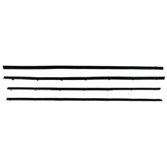 Fairchild Industries - Automotive Replacement Parts; Type: Belt Weatherstrip Kit ; Application: 1967-1968 Ford Mustang Belt Weatherstrip Kit replaces OEM# C7ZZ 6521457A; C7ZZ 6521456A; C7ZZ 6521453A; C7ZZ 6521452A - Exact Tooling