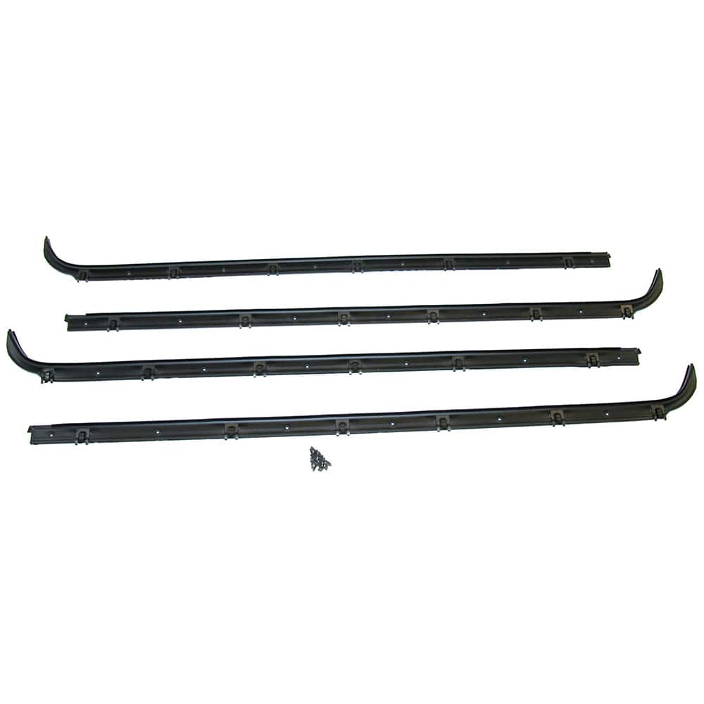Fairchild Industries - Automotive Replacement Parts; Type: Belt Weatherstrip Kit ; Application: 1989-1990 Ford Bronco II Belt Weatherstrip Kit replaces OEM# E3TZ1021453B; E3TZ1021452B; E3TZ1021457B; E3TZ1021456B - Exact Tooling
