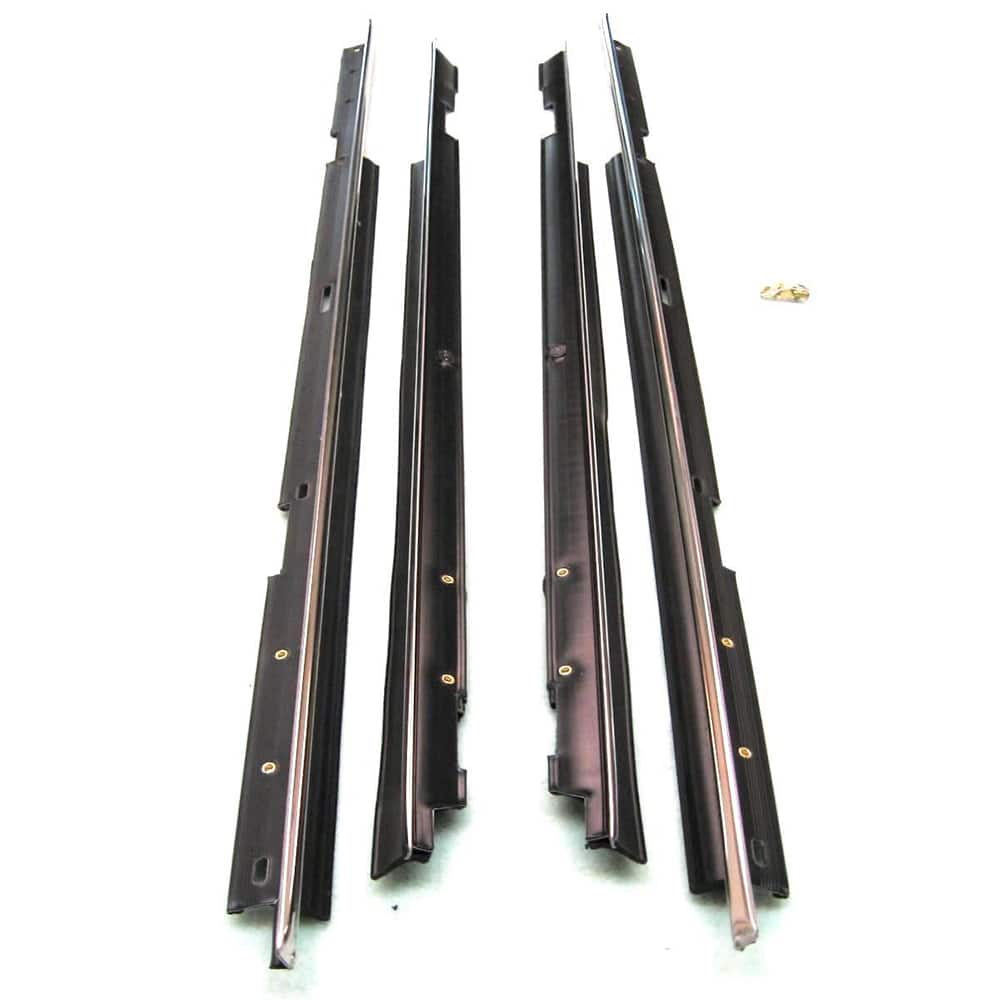 Fairchild Industries - Automotive Replacement Parts; Type: Belt Weatherstrip Kit ; Application: 1980-1990 Oldsmobile 88 Belt Weatherstrip Kit replaces OEM# 20107169; 20107168; 20107161; 20107160 - Exact Tooling