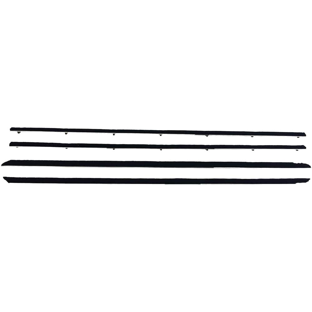 Fairchild Industries - Automotive Replacement Parts; Type: Belt Weatherstrip Kit ; Application: 1964-1966 Ford Mustang Belt Weatherstrip Kit replaces OEM# C5ZZ 6521456B; C5ZZ 6521456B; C5ZZ 6521453B; C5ZZ 6521452B - Exact Tooling