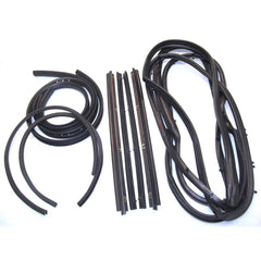 Fairchild Industries - Automotive Replacement Parts; Type: Belt; Channel; Seal Kit ; Application: 1976-1986 Jeep Classic Jeep (CJ) Belt, Channel, Seal Kit replaces OEM# J5457057; J5454164; J5459645; J5459644; J5453833; 55176223; 55176222 - Exact Tooling