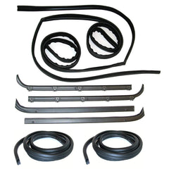 Fairchild Industries - Automotive Replacement Parts; Type: Belt Weatherstrip- Window Channel- Door Seal Kit ; Application: 1980-1986 Ford F-Series, Full Size Pickup Belt, Channel, Seal Kit replaces OEM# E9TZ1521536A; F0TZ1521536A; F5TZ1521536A; E0TZ10214 - Exact Tooling