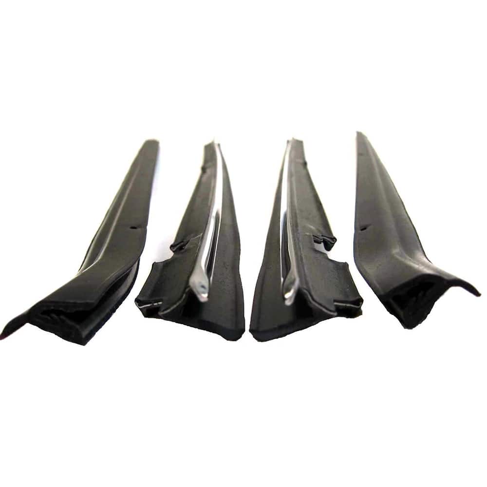 Fairchild Industries - Automotive Replacement Parts; Type: Belt Weatherstrip Kit ; Application: 1987-1993 Ford Mustang Belt Weatherstrip Kit replaces OEM# E8ZZ-6121453; E8ZZ-6121452; E3ZZ6121457A; E3ZZ6121456A - Exact Tooling