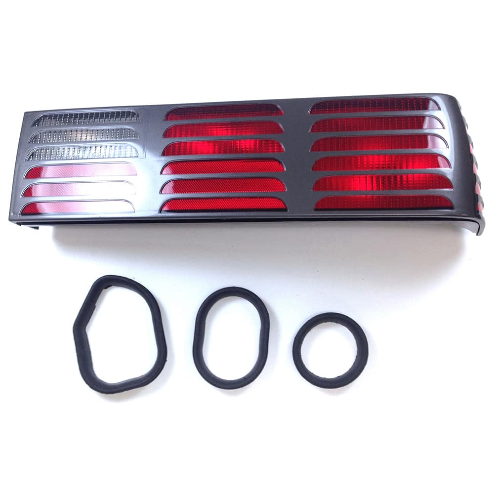 Fairchild Industries - Automotive Replacement Parts; Type: 6 Piece Rear Lamp Tail Light Housing Seal Kit - Molded ; Application: 1983-1993 Ford Mustang 6 Piece Rear Lamp Tail Light Housing Seal Kit - Exact Tooling