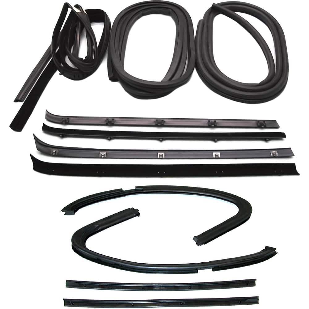 Fairchild Industries - Automotive Replacement Parts; Type: Belt; Channel; Seal and Vent Window Seal Kit ; Application: 1973-1980 Chevrolet C/K Truck 12 Piece Truck Weatherstrip Kit replaces OEM# 14027778/14027777; 470433; 470434; 14027775; 14027776; 1552 - Exact Tooling